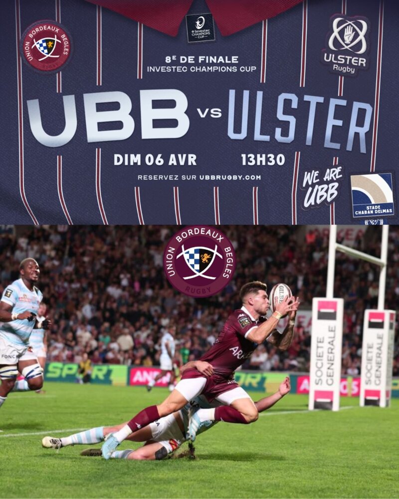 UBB - Ulster (Champions Cup - 1/8)